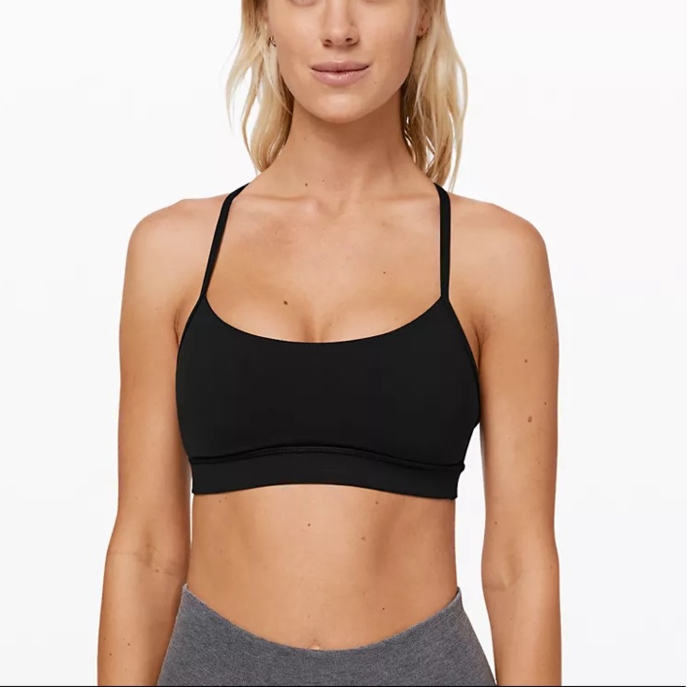 Lululemon Flow Y Sports Bra in black
